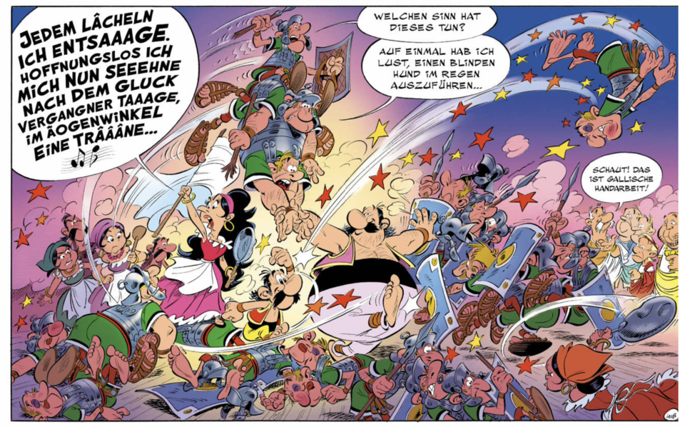 So hat man Asterix und Obelix noch nie gesehen!