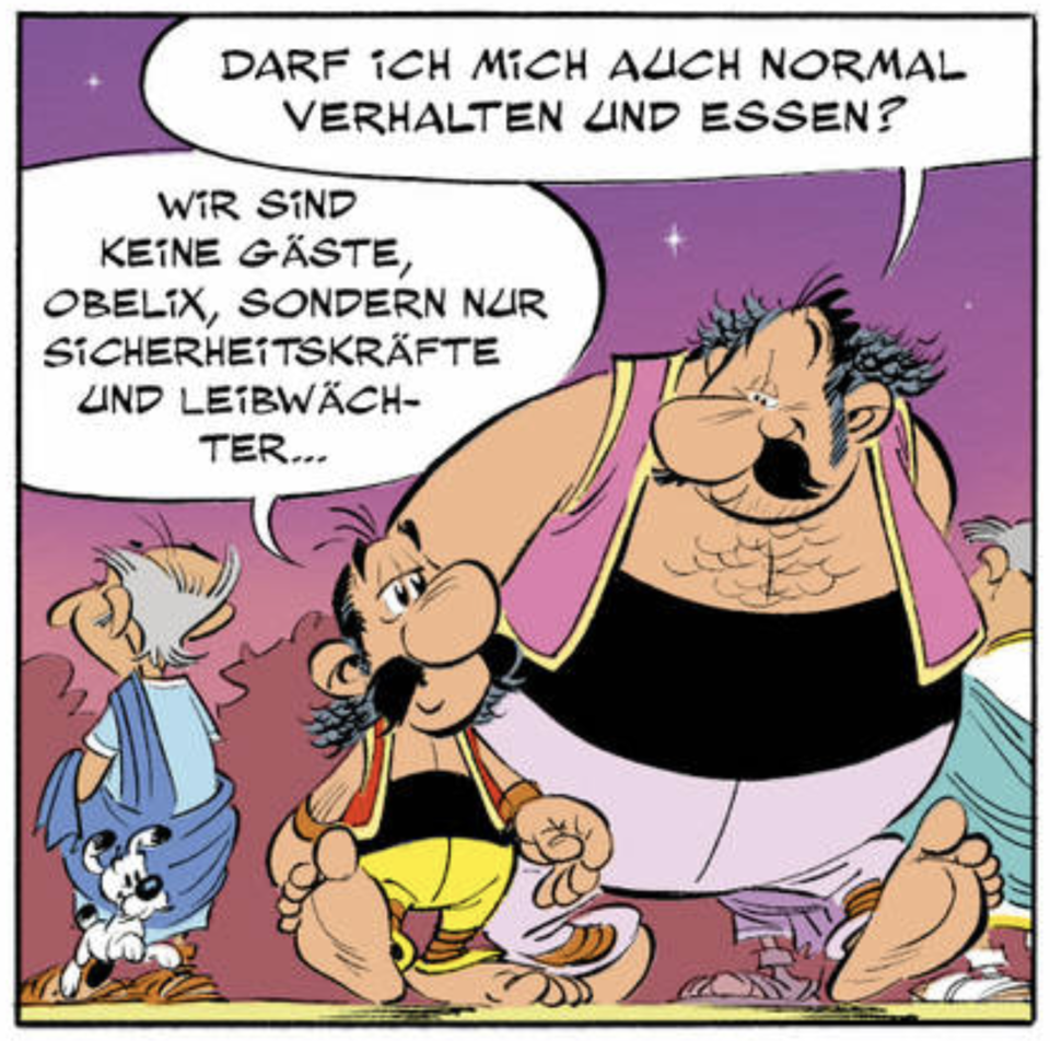 So hat man Asterix und Obelix noch nie gesehen!