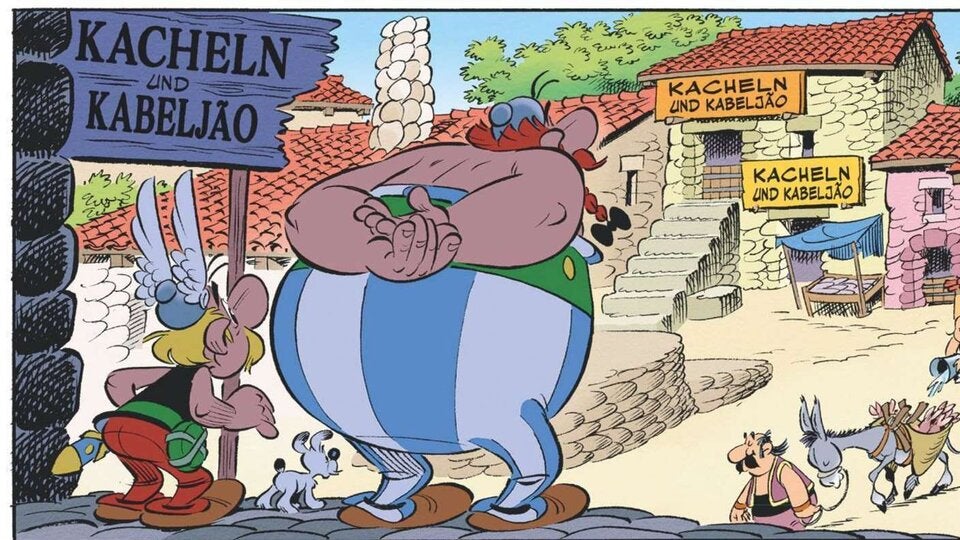 So hat man Asterix und Obelix noch nie gesehen!