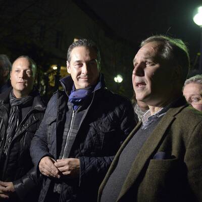 FPÖ-Demo in Traiskirchen