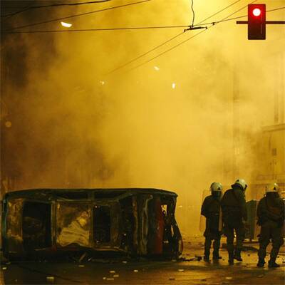 Ausschreitungen in Athen