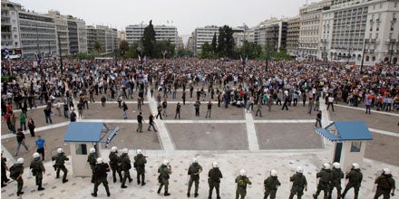 Athen_Parlament_Demo