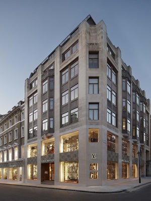 Außenansicht Louis Vuitton 'Maison' London