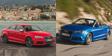 A3 Cabrio und S3 Limousine im Test