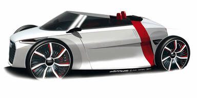 Audi urban concept kommt auch als Spyder