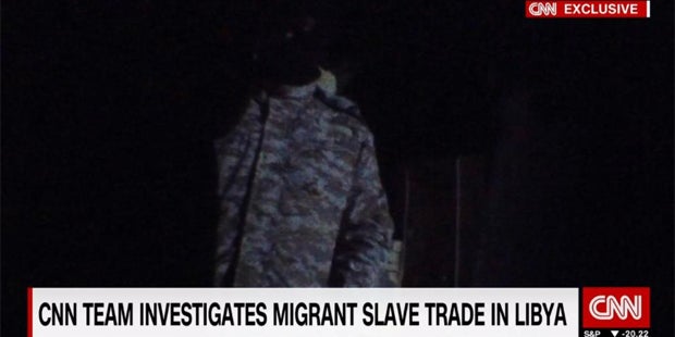 Auktionator Libyen Sklavenhandel