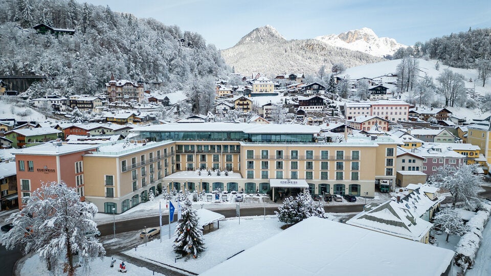 Hotel Edelweiss. Das familiengeführte Haus liegt mitten im Herzen Berchtesgadens.