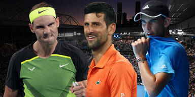 Australian Open Dominic Thiem Novak Djokovic Rafael Nadal