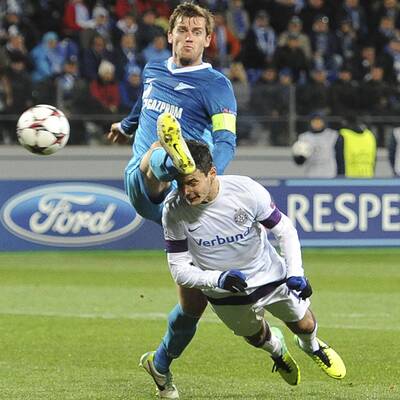 Zenit vs. Austria: Die besten Bilder