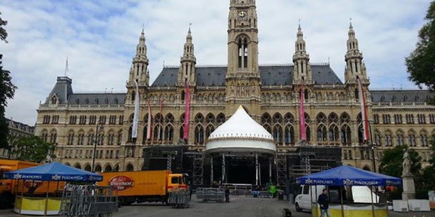 Austria-Feier brachte Rathausplatz zum Beben