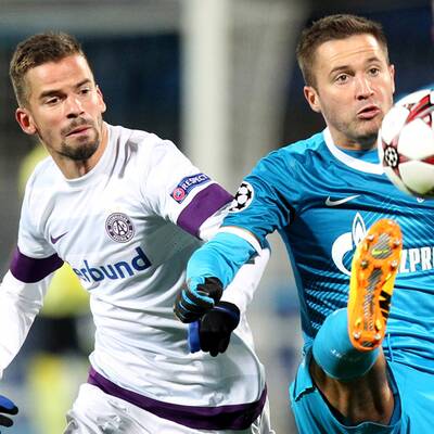Zenit vs. Austria: Die besten Bilder
