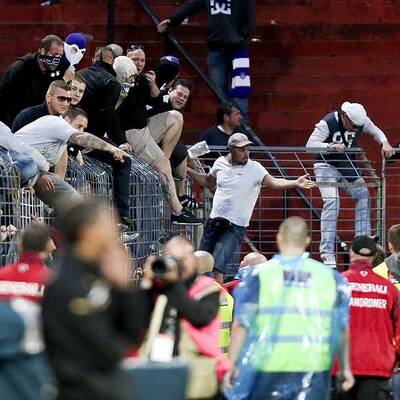 Alle Fotos vom Fan-Eklat bei der Austria