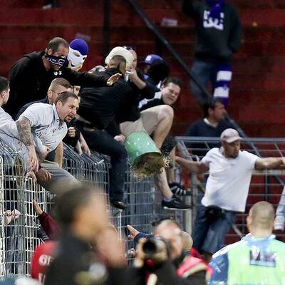 Alle Fotos vom Fan-Eklat bei der Austria