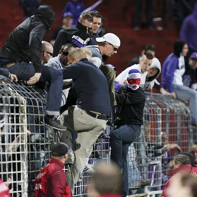 Alle Fotos vom Fan-Eklat bei der Austria