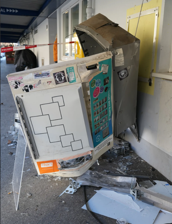 Automat gesprengt