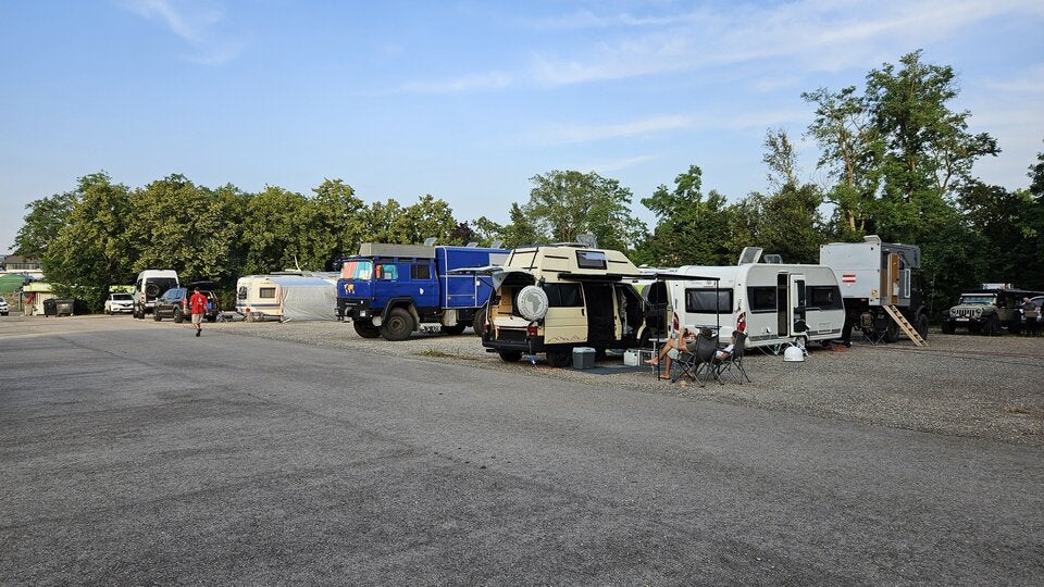 Camp-Area bei derOffroad-Messe