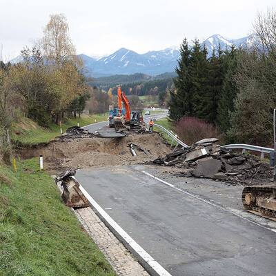 B83 bei Wernberg weggespült