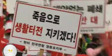 Sex-Arbeiterinnen protestieren in S&uuml;dkorea