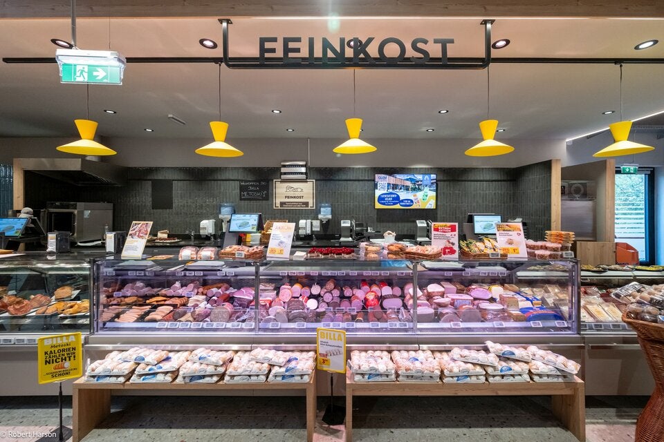 Die Feinkost-Abteilung im BILLA Metoski.
