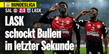 3:2 – LASK mit Last-Minute-Sieg gegen Salzburg