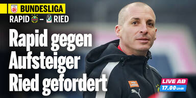 Aufsteiger als Herausforderer! Rieder rechnen sich bei Rapid Chancen aus