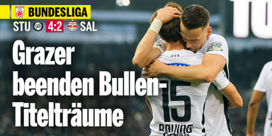 4:2 – Sturm zerlegt Salzburg mit Offensivpower und Doppelschlag