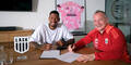 LASK: Jerome Boateng mit Sigfried Gruber