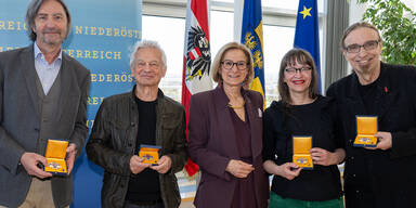 N&Ouml; ehrt Kunst-Legenden: DIESE VIER bekamen das Goldene Ehrenzeichen!