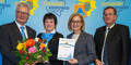 Andrea Nossek (3.v.l.) wurde von Vizepräsident Georg Jungmayer, Präsident Christoph Kainz, Landeshauptfrau Johanna Mikl-Leitner, Vizepräsident Dieter Dorner und Vizepräsident Bernhard Heinreichsberger zur neuen Bezirksleiterin des Bezirks Mödling bestellt. 