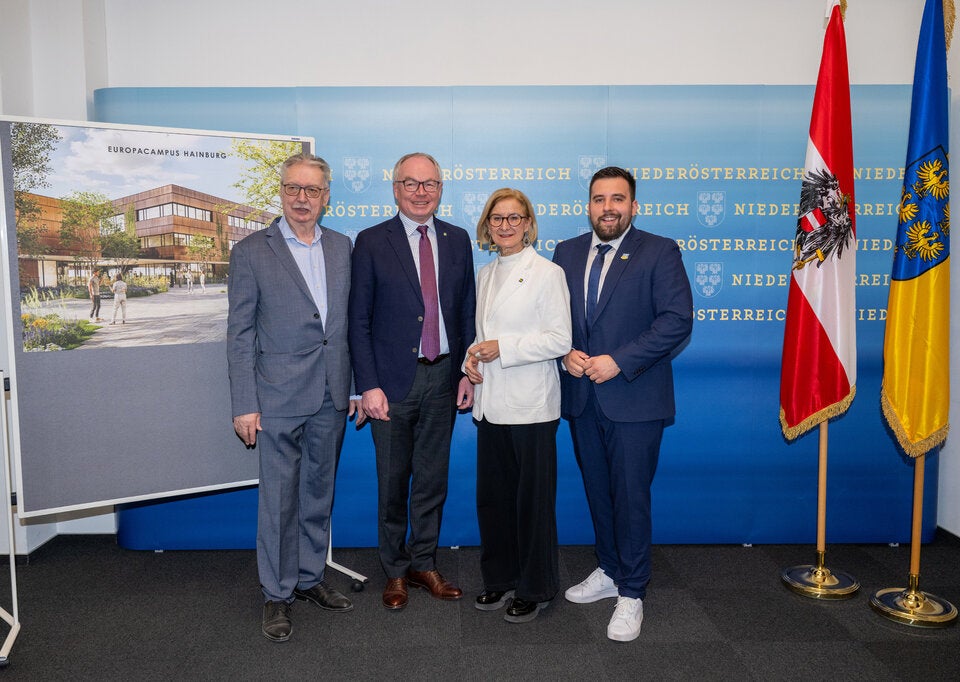 Europacampus Hainburg Mikl-Leitner Pernkopf