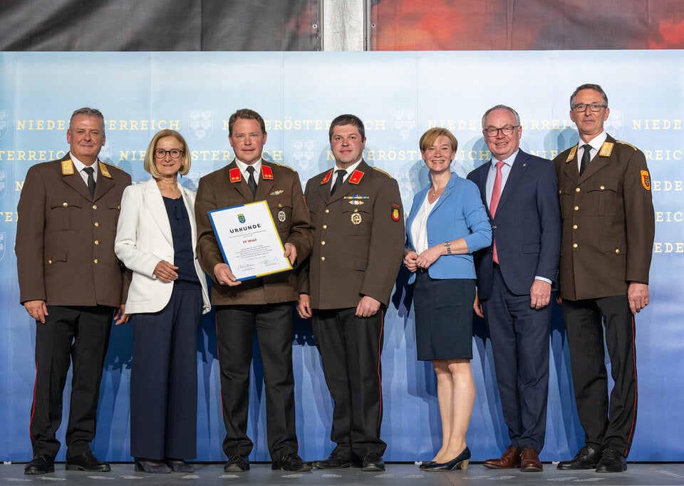 Niederösterreich feiert seine Feuerwehr-Helden