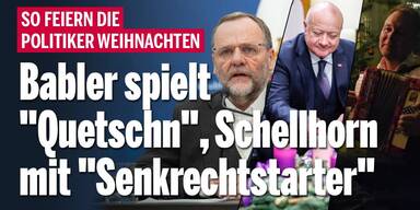 Weihnachten: Babler spielt 