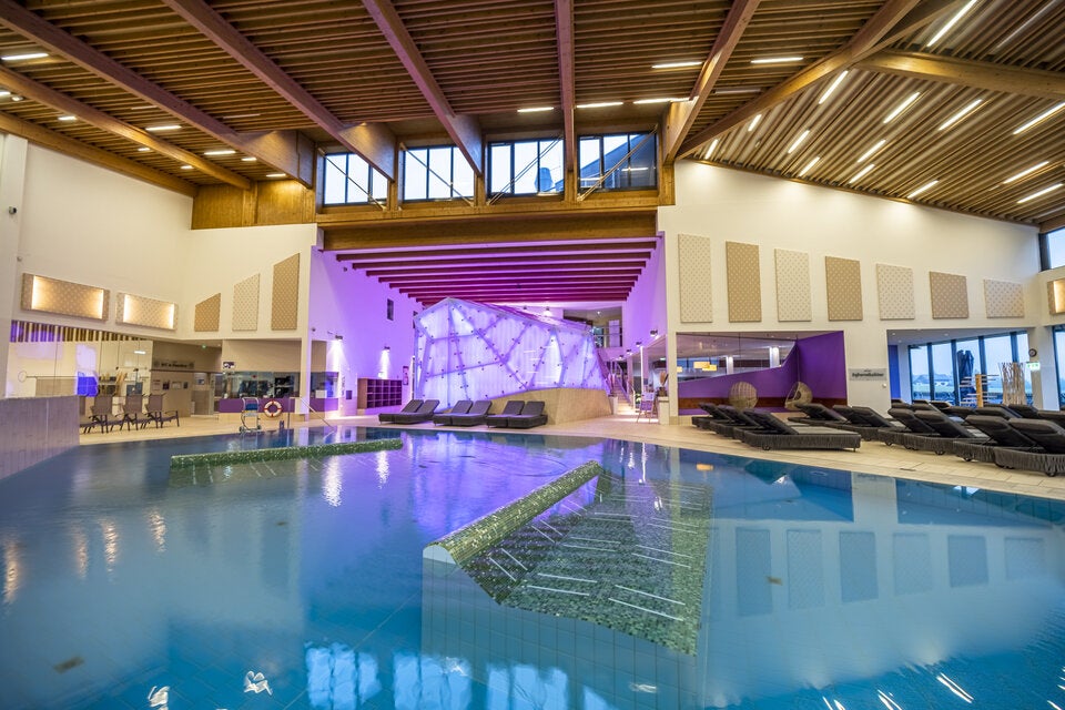 Entspannen. Das Solebad im Narzissen Vital Resort punktet mit speziellen Unterwasserliege