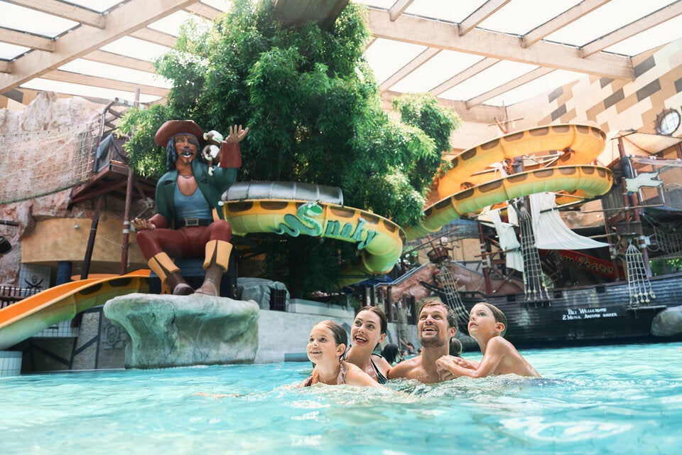 Bad Schallerbach. Piratenwelt mit Actionrutschen. 