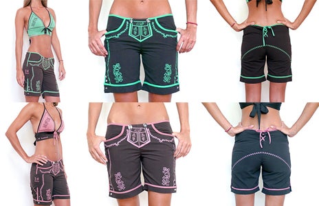 Bade-Tracht für Damen in zwei Farben