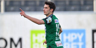 Ante Bajic jubelt f&uuml;r die SV Ried