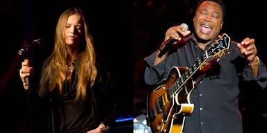 Rebekka Bakken und George Benson 2013 in Finkenstein