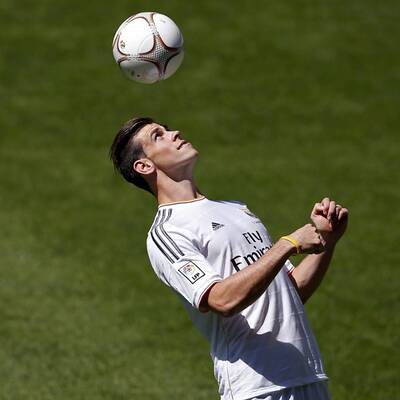 Hier wird Gareth Bale bei Real Madrid vorgestellt