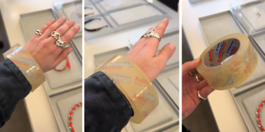 Shitstorm für Balenciaga: Klebeband als Luxusschmuck für mehrere tausend Euro