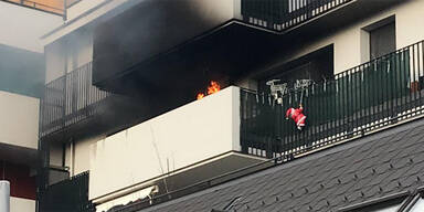 Balkon Brand Donaustadt