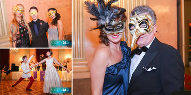 Ausgelassener Maskenball im Palais