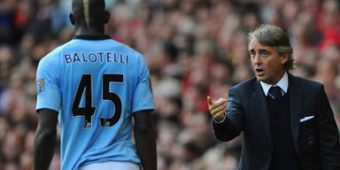 Mancini spielt Rangelei mit Balotelli herunter