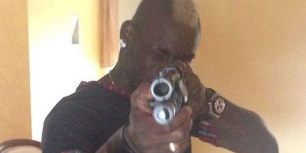 Pumpgun-Eklat um Milan-Star Balotelli