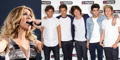 Celine Dion und One Direction