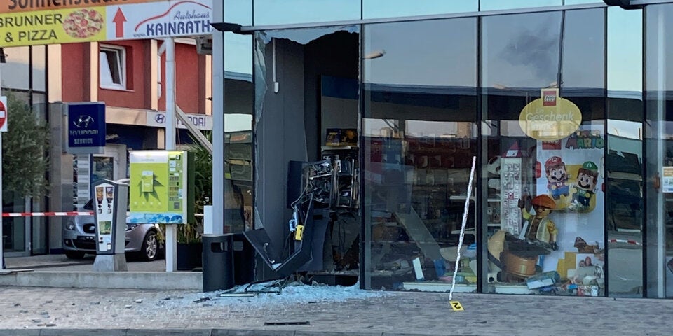 Bankomat in Hollabrunn gesprengt