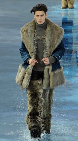 Baptiste Giabiconi bei der Chanel H/W 10 Modenschau