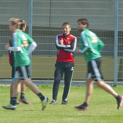 So lief das 1. Rapid-Training unter Barisic