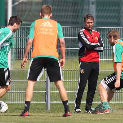 So lief das 1. Rapid-Training unter Barisic