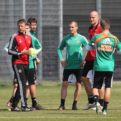 So lief das 1. Rapid-Training unter Barisic