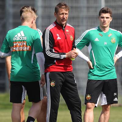 So lief das 1. Rapid-Training unter Barisic